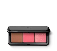 KIKO Milano Multi Finish Trio Blush & Bronzer Palette 03 | Face Palette With 1 Bronzer And 2 Blushes In Matte And Metallic Finishes