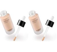 KIKO Milano Skin Lover Intensive Serum Foundation 1.5WN, Long-Lasting Moisturising Serum Foundation (Pack of 2)