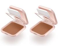 KIKO Milano Skin Lover Refining Face Powder Foundation 10, Compact, Moisturising And Smoothing Powder Foundation (Pack of 2)