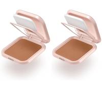 KIKO Milano Skin Lover Refining Face Powder Foundation 11, Compact, Moisturising And Smoothing Powder Foundation (Pack of 2)