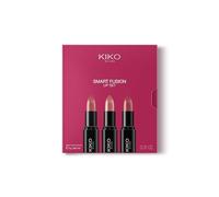 KIKO Milano Smart Fusion Lip Set 03, Lip Kit With 3 Radiant-Finish Lipsticks