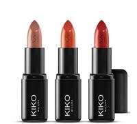 KIKO Milano Smart Fusion Lip Set 02, Lip Kit With 3 Radiant-Finish Lipsticks