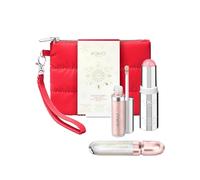 KIKO Milano Snow-Kissed Holiday Festive Besties Make Up Gift Set, Makeup Gift Set: Lip And Cheek Stick, Liquid Eyeshadow And Lip Oil