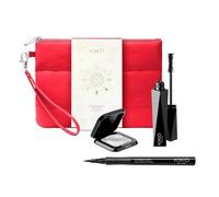 KIKO Milano Snow-Kissed Holiday Jingle Trio Eyes Gift Set, Eyes Gift Set: Volumising Mascara, Eyeliner Pen And Metallic Eyeshadow