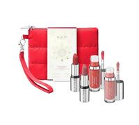 KIKO Milano Snow-Kissed Holiday Never Without You Mini Lips Gift Set, Lip Gift Set: 2 Matt-Finish Mini Lipsticks And 2 Mini Lip Glosses