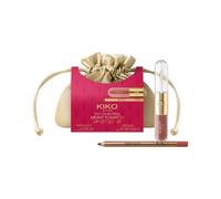 KIKO Milano Twist 'N Twinkle Holiday Meant To Match Lip Gift Set 01 | Unlimited Double Touch liquid lipstick and matching lip pencil for long-lasting, perfectly defined colour
