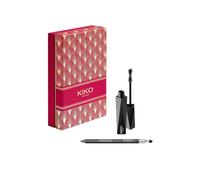 KIKO Milano Twist 'N Twinkle Holiday Midnight Glaze Eyes Gift Set | Panoramic volumising mascara and eyeliner pencil for an intense, defined party-season gaze.