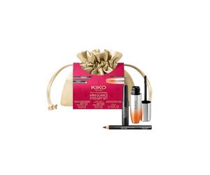 KIKO Milano Twist 'N Twinkle Holiday Mini Glance Eyes Gift Set | Ultra-volumising mini mascara, mini eyeshadow stick and mini kajal pencil for a full eye look on the go