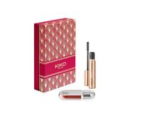 KIKO Milano Twist 'N Twinkle Holiday To The Max Duo Make Up Gift Set | Extreme 3D-volume lip gloss and volume- and definition-enhancing mascara for a bold, high-impact festive look