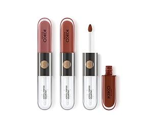 KIKO Milano Unlimited Double Touch Lipstick Kit | Lip Kit Containing 3 Two-Step Liquid Lipsticks