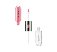 KIKO Milano Unlimited Double Touch - Shade 111 Satin Pink Camellia | Two-Step Liquid | Base Colour + Gloss | 12-Hour Wear | No-Transfer | Radiant