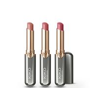 KIKO Milano Unlimited Perfection Lip Set 01, Kit Containing 3 Creamy, Long-Lasting And Transfer-Proof Lipsticks