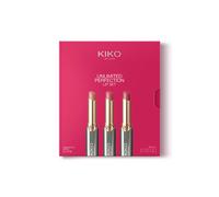 KIKO Milano Unlimited Perfection Lip Set 01, Kit Containing 3 Creamy, Long-Lasting And Transfer-Proof Lipsticks