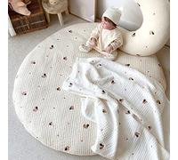 KIKOM Baby Squirrel PlayMats Kids Crawling Mat Baby Sleeping Cotton Rugs Baby Play Gym Mat for Kids Activity Gym Floor Mat Bedroom Decorative (Squirrel)