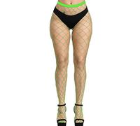 Kikoroco Women's High Waisted Fishnet Stockings Elasticity Patterned Thigh High Suspender Pantyhose