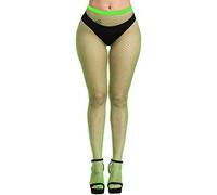 Kikoroco Women's High Waisted Fishnet Stockings Elasticity Patterned Thigh High Suspender Pantyhose