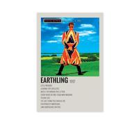 KIKSH Earthling David Bowie Poster Canvas Poster Wall Art Decor Print Picture Paintings for Living Room Bedroom Decoration Unframe-style 16x24inch(40x60cm)
