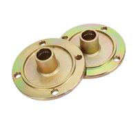 Kikumi 1 Pair 25mm 24T 4 Bolt Wheel Hub Heavy Duty Steel Alloy High Stability for Go Kart ATV Quad Bike
