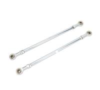 Kikumi 1 Pair 295mm 8mm Steering Tie Rod Kit Steel Alloy High Strength Long Lasting for Go Kart ATV Racing Cart