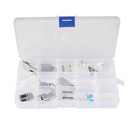 Kikumi 11PCS Multifunctional Sewing Machine Parts Press Foot Sew Machine Accessories Kit Set (11-piece plastic box set)