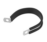 Kikumi 20pcs 304 Stainless Steel Hose Clamp Spring Hoop Hose Clip Pipe Clamp with P-Style Design for Automotive Marine Industrial Household Hoses Pipes Cables