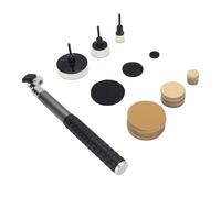 Kikumi 75-Piece Sandpaper Polishing Kit with Aluminum Alloy Handle, Adjustable Dual Bearing Head for Hand Sanding Set, Finishing Woodworking Projects, the and
