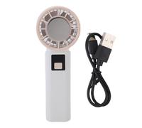 Kikumi Adjustable 5 Gear Speed Handheld Fan with Quiet Operation, Rechargeable Mini Fan for Travel, Portable Cooling Fan for Outdoor Activities, Long Working Time Battery Hand Fan