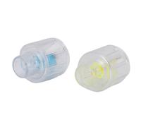 Kikumi Aquarium Wave Maker Head, Luminous Design 2PCS, Night Glow Outlet, Simulate Ocean Waves, ABS+Silicone, for Pipe Fittings, Various Adapter Pipes with Colored Outlet Heads