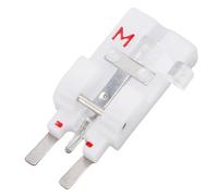 Kikumi Button Sew On Foot M, Replacement for Baby Lock Sewing Machine, with Two Sets of Fingers, Plastic and Iron Materials, to Replace Worn Out Parts for Efficient Sewing Tasks