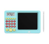 Kikumi Digital Calculator with Display Basic Calculator Early Learning Educational Tool for Home School Students Kids (Three -generation oral treasure+writing board #10)