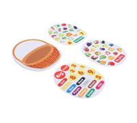 Kikumi Felt Fruits and Vegetables Learning Blocks, Educational Felt Food Sorting Toy for Toddlers with Bright Colors, for Kindergarten Storytelling Travel Sensory Activities