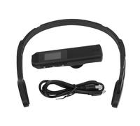 Kikumi Head Mounted Video Camcorder, 2.7K Action Camera with Smartphone Connectivity for Cycling, Smart Stabilization, Wide Angle Lens, Ear Hook Style Mount, Multi Language Support