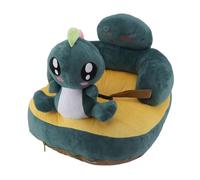 Kikumi Learning to Sit Chair Prevent Falls Adjustable Angle Portable Super Soft Plush Children Support (Green)