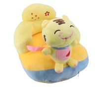 Kikumi Learning to Sit Chair Prevent Falls Adjustable Angle Portable Super Soft Plush Children Support (Tigre)