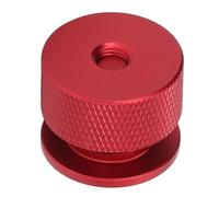 Kikumi Lightweight Welding Hood Fastener, Aluminum Alloy, Replacement Part for Helmet with Noise Reduction, Easy Adjustment for Comfort (Red)