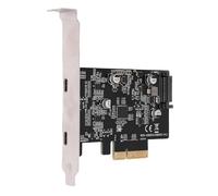 Kikumi PCIE to Type C USB 3.2 Expansion Card 10Gbps PCIE USB 3.2 Gen 2 Expansion Card for Windows Built in Self Powered Technology