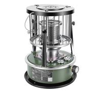 Kikumi Portable Kerosene Heater, 2.6KW 5.2L Adjustable Height Cold Rolled Plate Stainless Iron, with Manual Ignition, for Camping Tent Emergency Home Garage Basement