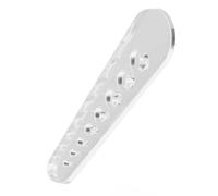 Kikumi Stripper, 8 Hole Kitchen Tool for Stripping Leaves from Kale Collard Greens Thyme Basil Rosemary, with Ergonomic Handle and Durable Acrylic Design