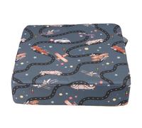 Kikumi Toddler Booster Seat for Dining Table Kitchen Chair Booster Seat Non Slip Bottom Washable Removable Cover