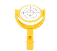 Kikumi Total Station Reflective Target 60mm Diameter, Prism Reflective Target with Crossed Lines for Tunnel, Subway, Railway, Dam, Mine, Road Surveying
