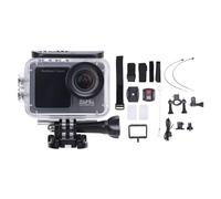 Kikumi Underwater Camera with Double Screen 5K 24MP 170° Wide Angle Wireless Remote Control Multiple Modes Anti Shake Water Camera for Outdoor