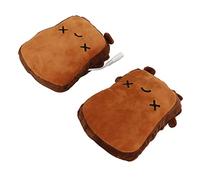 Kikumi USB Heated Gloves, Fingerless Hand Warmer with 2 Adjustable Wristbands and Slip Resistant Design, for Typing Writing Dialing, Great Women Kids Office Workers