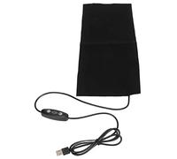 Kikumi USB Heating Pad, 9W 5V 2A Adjustable Heating with 5 Gears Vibration Massage, Foldable Cloth Heater for Abdominal Neck Heating Massage