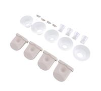 Kikumi Wearable Breastpump Replacement Set, 5 Pcs Silicone Duckbill Valves and Flange Inserts with Multiple Sizes 13 15 17 19 21mm, for Efficient Milk Expression and Comfortable