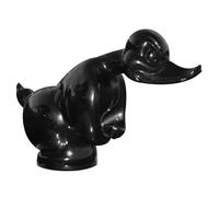 kikxj Angry Rubber Duck Hood Ornament,Self Adhesive Duck Car Emblems, Little Angry Duck for Trucks Decors,Hood Ornament Funny,for Semi Trucks Club Bar Pub Wall Decoration(Black)