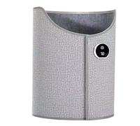 kikxj-Foldable Under Desk Leg and Foot Warmer, Portable Space Heater Wrap Around, Personal Space Heater with Blanket with Auto Shut Off for All Ages, Family(Gray)