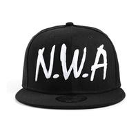 KIKYKUBBLETASW Men&women forSnapback Sport Baseball Cap Vintage Black NWA Letter Hip-hop Hat