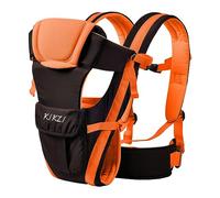 Kikzi Ergonomic Strong Breathable Adjustable Infant Baby Carrier Backpack (Orange)