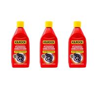 Kil-rock Extra Strong Plughole Unblocker, Kitchen & Outdoor, Liquid, 500ml, Pack of 3