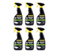 Kil-rock Mould Remover Spray, Bleach-Based, Fast-Acting Formula, Multi-Surface, 500ml, Pack of 6